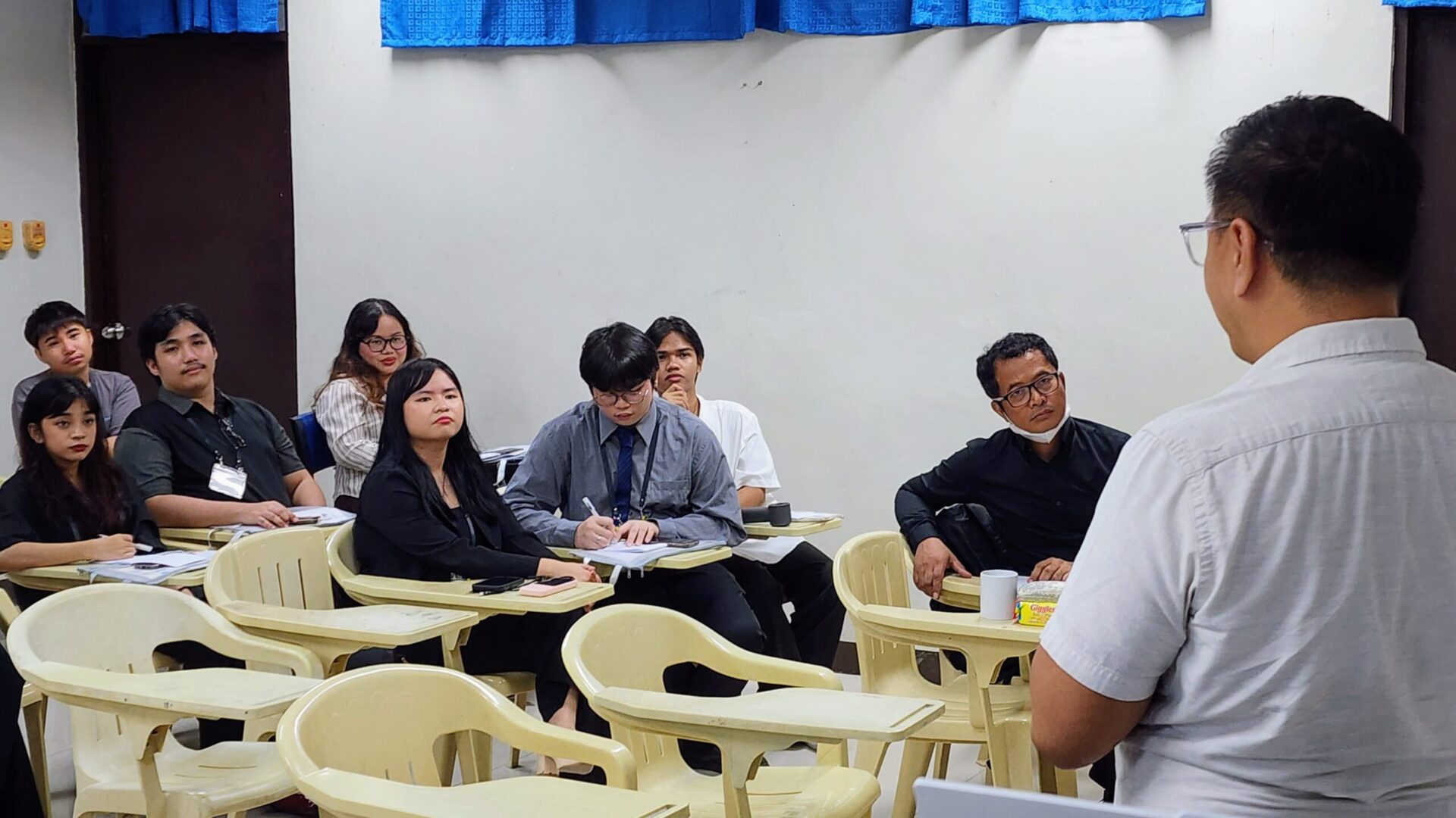 Ned Legaspi discussing culturally intelligent storytelling and global media