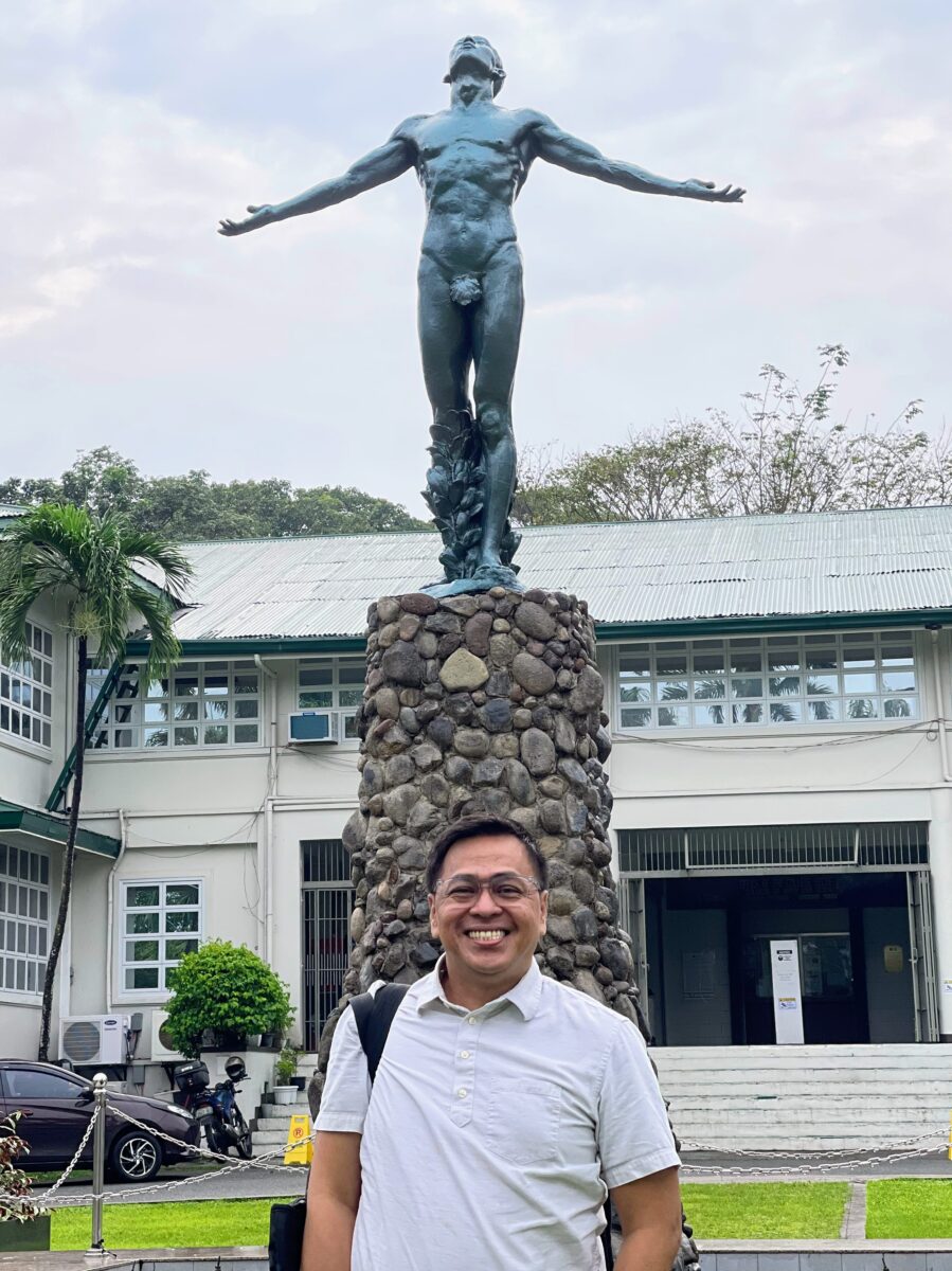 Ned Legaspi at the University of the Philippines Los Baños during the Speech Communication Conference 2025