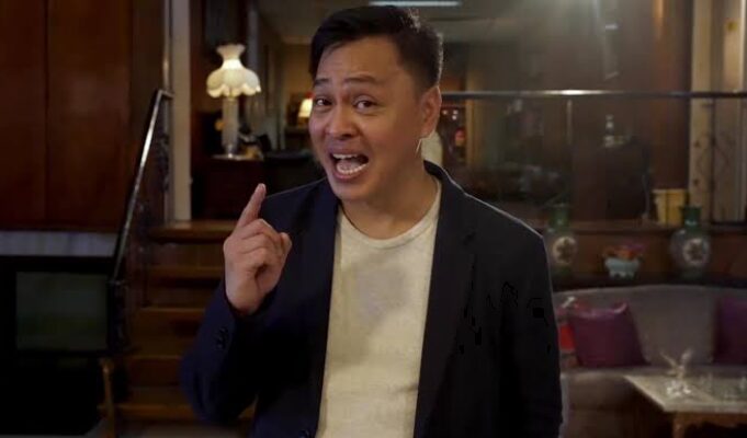 Ned Legaspi speaking during his 2021 fundraising video show