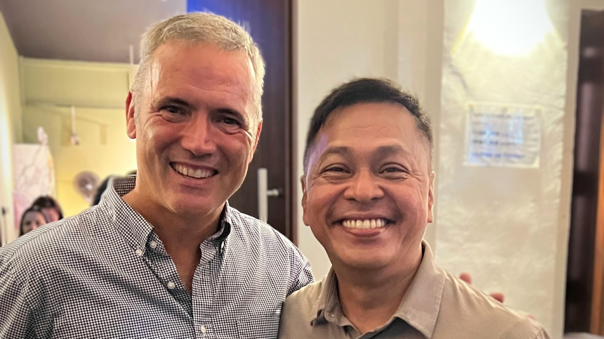 Ned Legaspi with Dr. David Livermore of the Cultural Intelligence Center