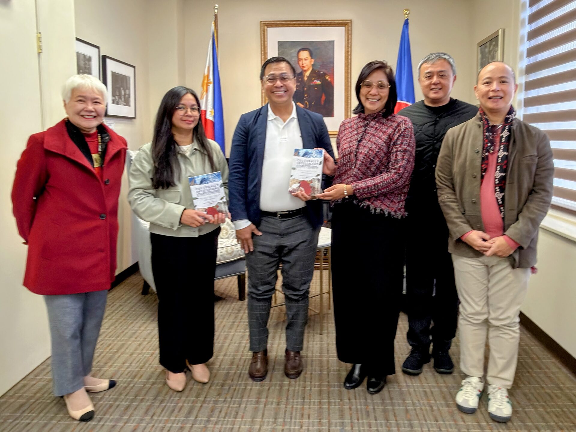 Ned Legaspi with Deputy Consul General Maria Paz G. Cortes in San Francisco