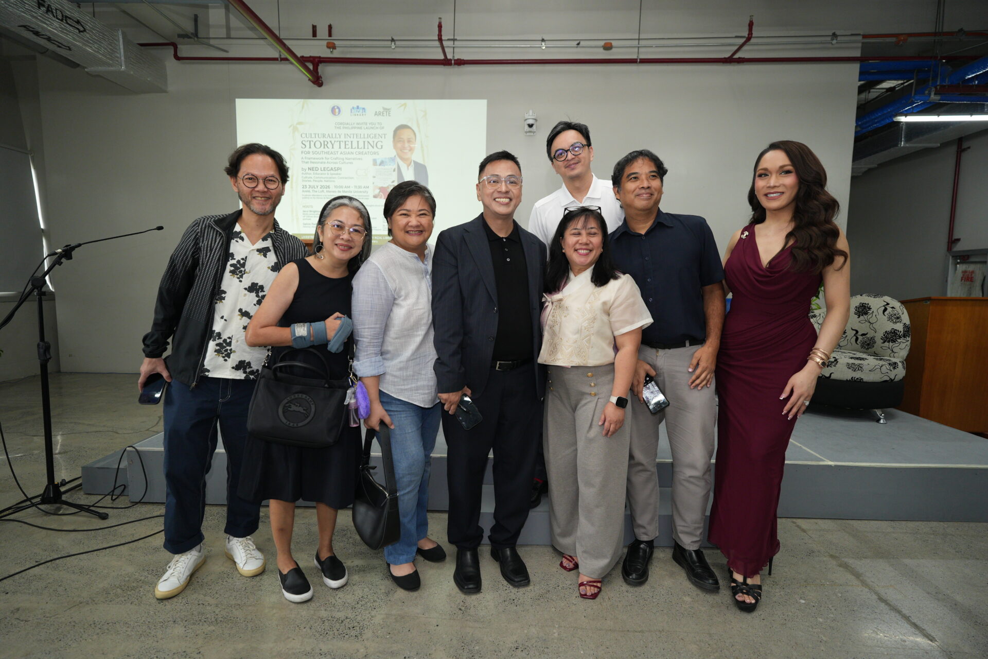 Ned Legaspi with longtime friends from UP SAMASKOM and Batchy Batchitos